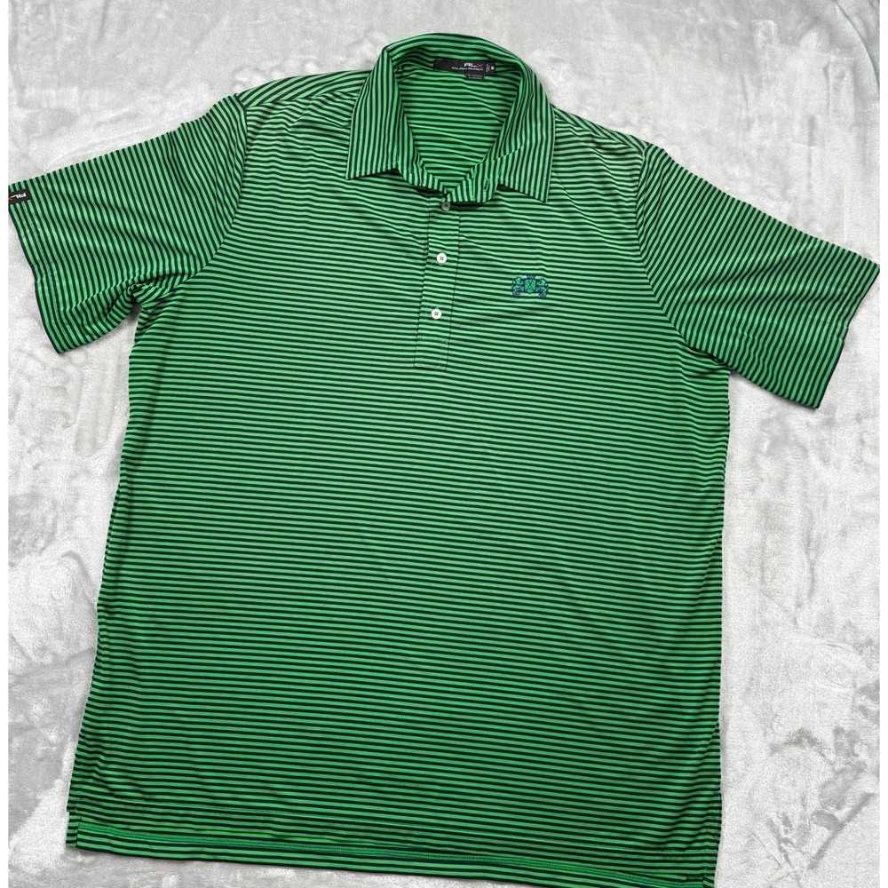 RLX Ralph Lauren Mens XXL Performance Golf Polo Shirt Performance Tech Preppy
